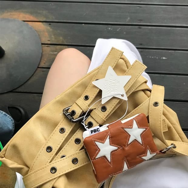 세이모온도 벨트백 옐로우