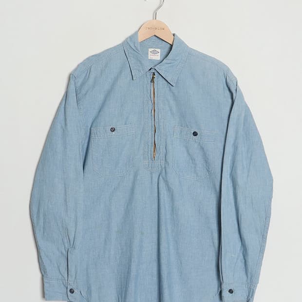 90's ONE-O-ONE byEDWIN Chambray Pullover