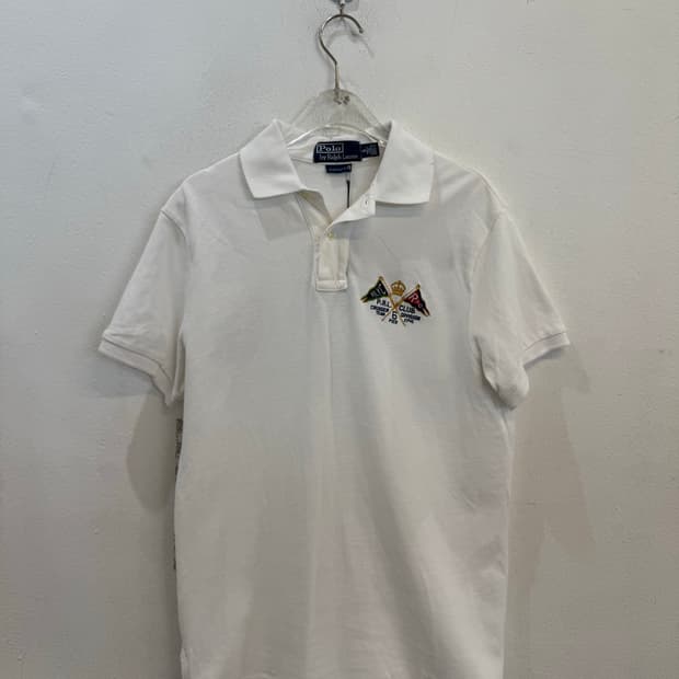 Polo Ralph Lauren white collar T-shirt