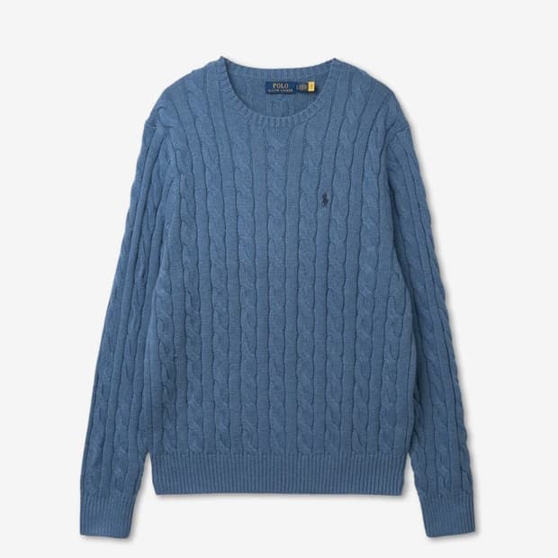 폴로 랄프로렌 케이블 니트 코튼 스웨터
