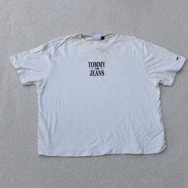 S 타미진스 여성 반팔 크롭 티셔츠 0306E