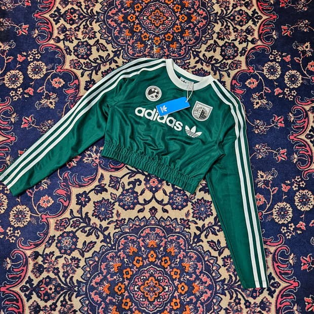 (새상품)아디다스(adidas) 사커 크롭 긴팔저지 S size