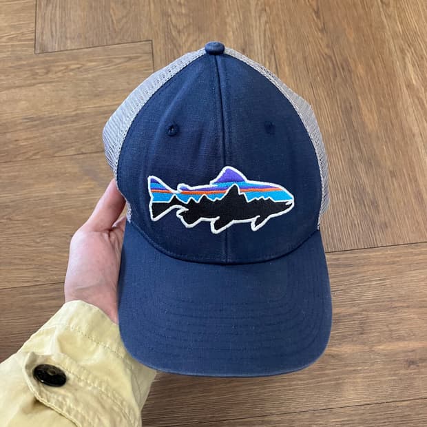 N67 파타고니아 피츠로이 볼캡 모자 메쉬캡 네이비