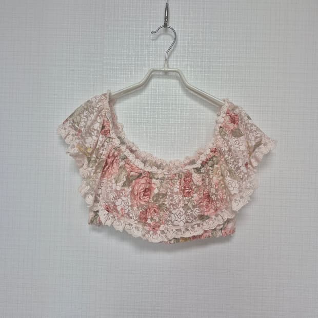 리즈리사 수선템 히메갸루 브라탑 핑크플로럴