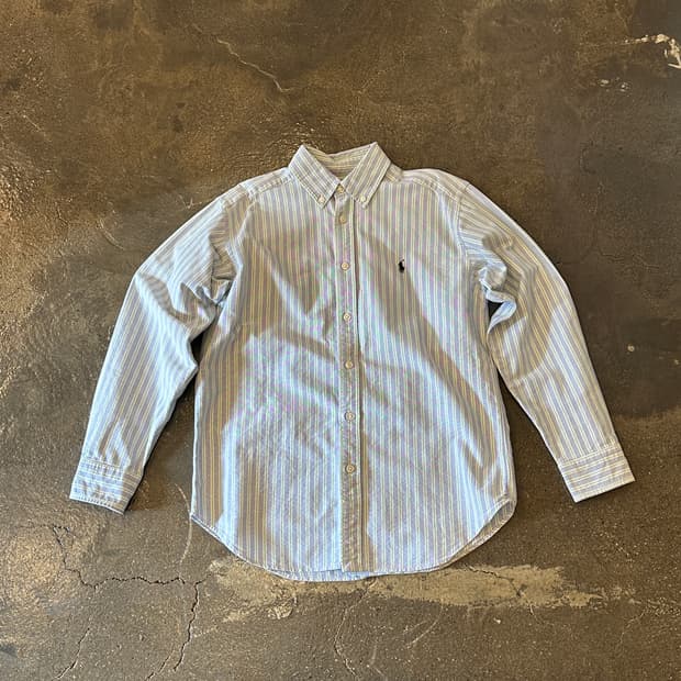 폴로 랄프로렌 스트라이프 셔츠 kids 10-12