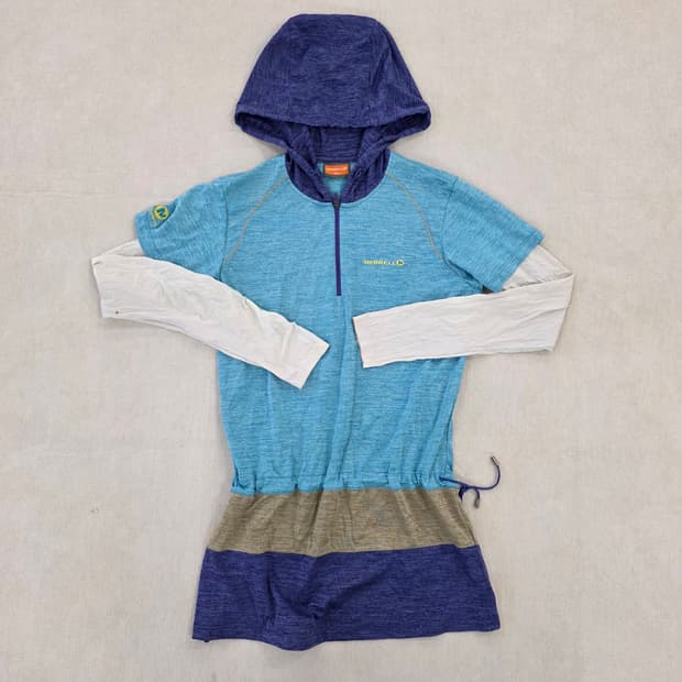 [95] 머렐 레이어드 롱 후드 집업 티0219J