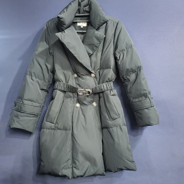 폴앤조 구스다운 벨트패딩