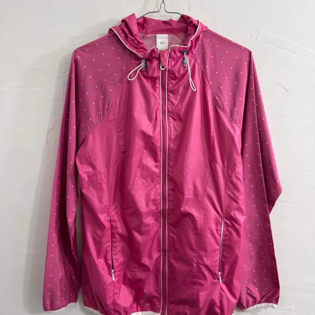 mizuno dot hood jacket