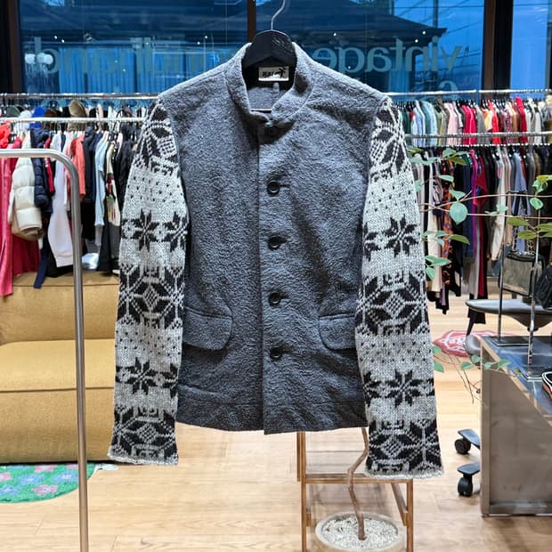 하이 스포팅 기어 그레이 숄카라 노르딕 자켓 