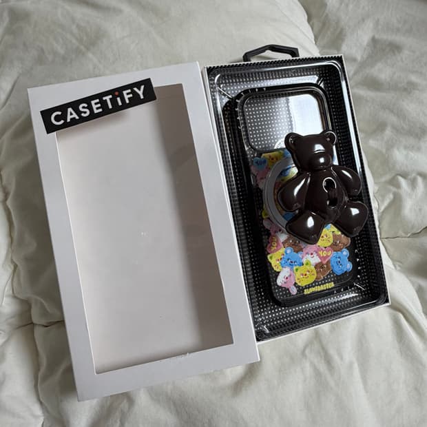 아이폰 17프로 케이스티파이 곰돌이 케이스