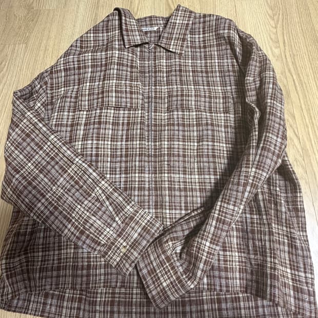 (5) 오라리 23aw 체크 셔츠자켓