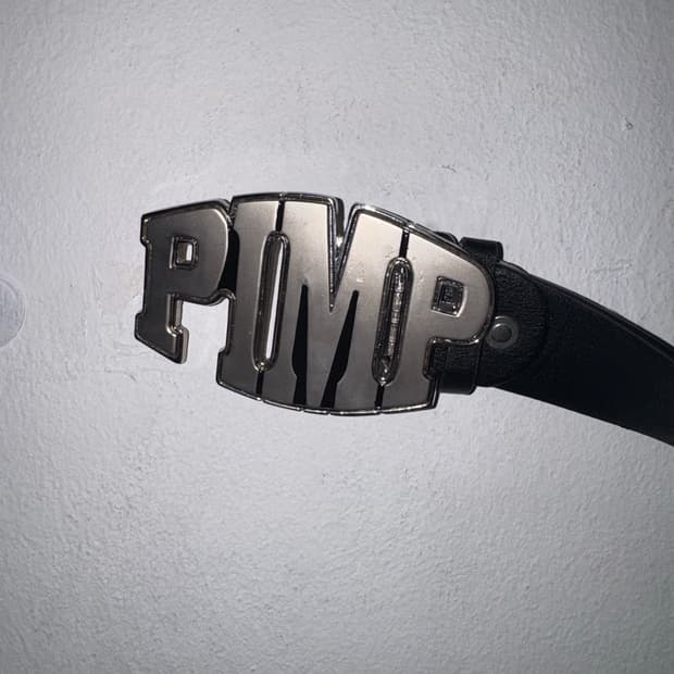 빈티지 P.I.M.P 벨트
