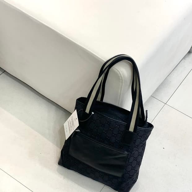 구찌 GG 캔버스 가죽 숄더백 (정품)