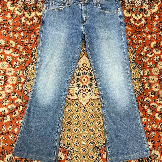 [L] 리바이스 빈티지 SUPER LOW 518 여성 부츠컷 데님