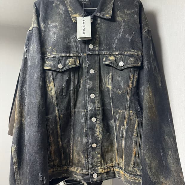 발렌시아가 슈퍼 디스트로이드 데님 자켓 2