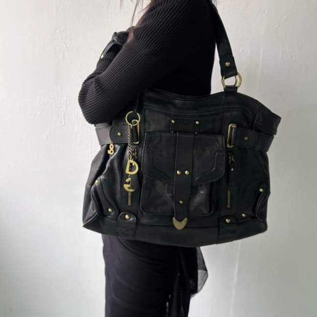 돌체앤가바나 레더 숄더백