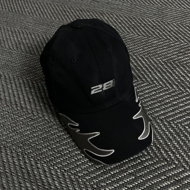 빈티지 플레임 빅로고 올드스쿨 볼캡y 3150