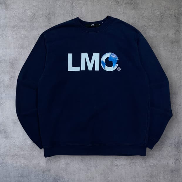LMC 빅로고 네이비 맨투맨