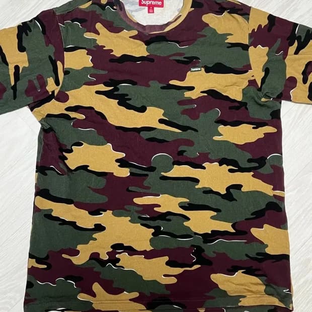 슈프림 스몰박스 카모 티셔츠 M