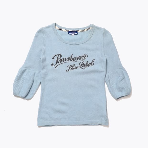 Burberry Blue Label 하프 니트