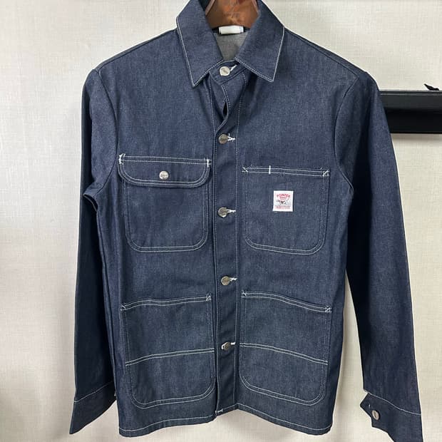 포인터 데님 워크 자켓 XS(85-90)