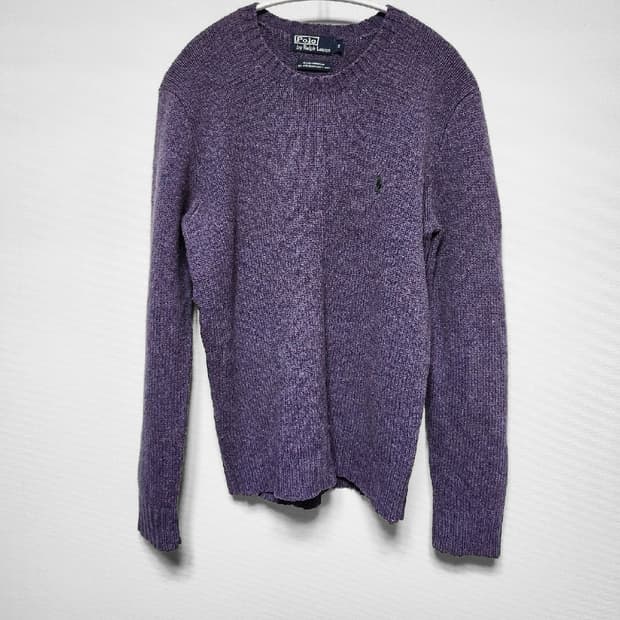 Polo Ralph Lauren 퍼플 앙고라 울니트 S / 감성 포근핏”