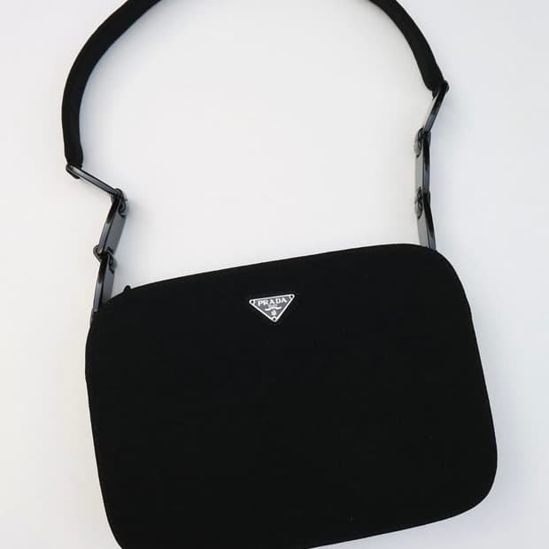 PRADA plastic shoulder bag vintage color