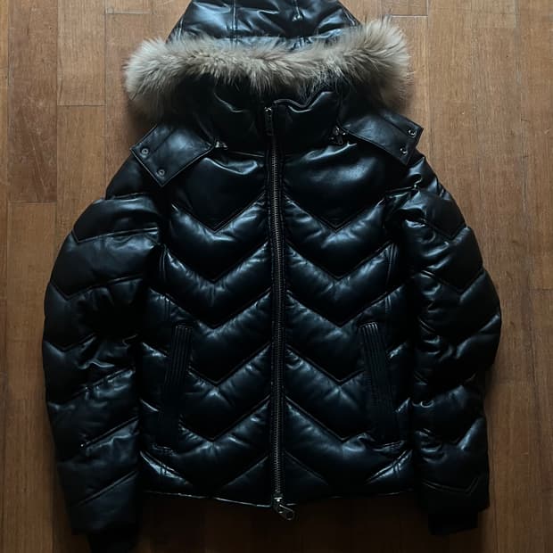 Jack Rose Racoon fur hood lamb puffer 