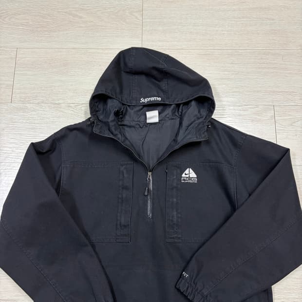 슈프림 x 나이키 데님 풀오버자켓