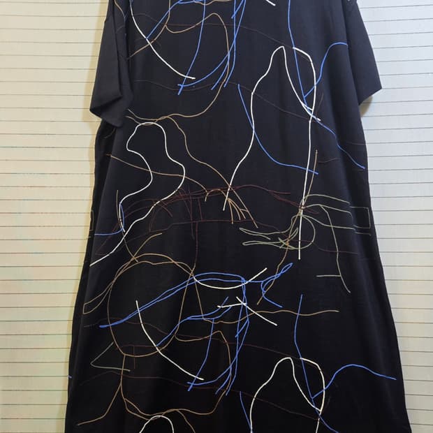 COS 패턴 원피스 L사이즈