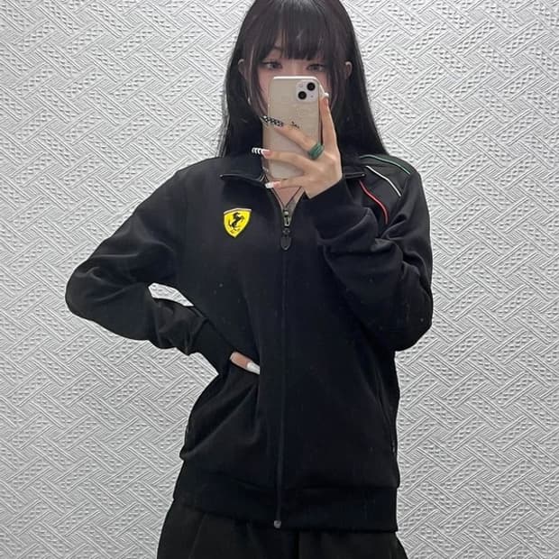 퓨마 F1 스쿠테리아 페라리 유니폼 져지 집업 M C10656