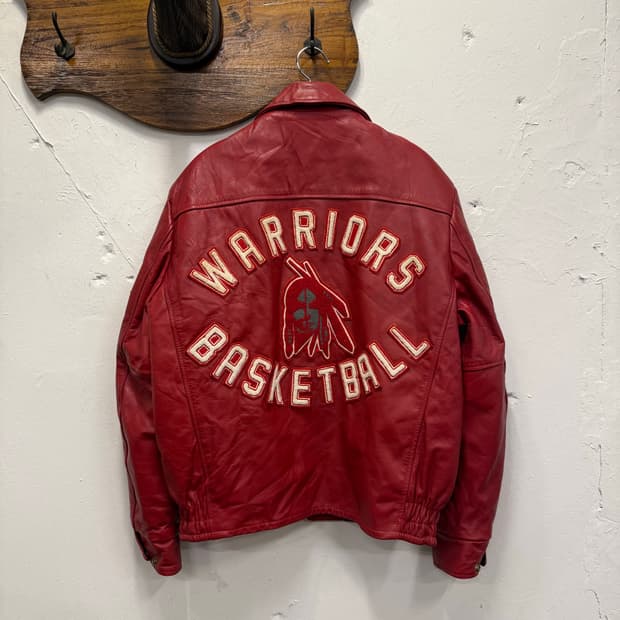(L) 80s Warriors Basketball Leather Vars