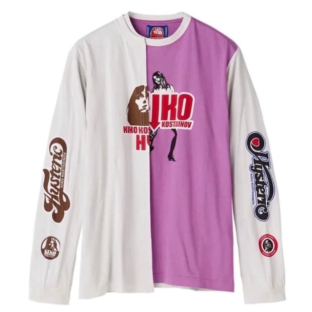 키코 코스타디노브 x 히스테릭 글래머 LOGO JERSEY TOP