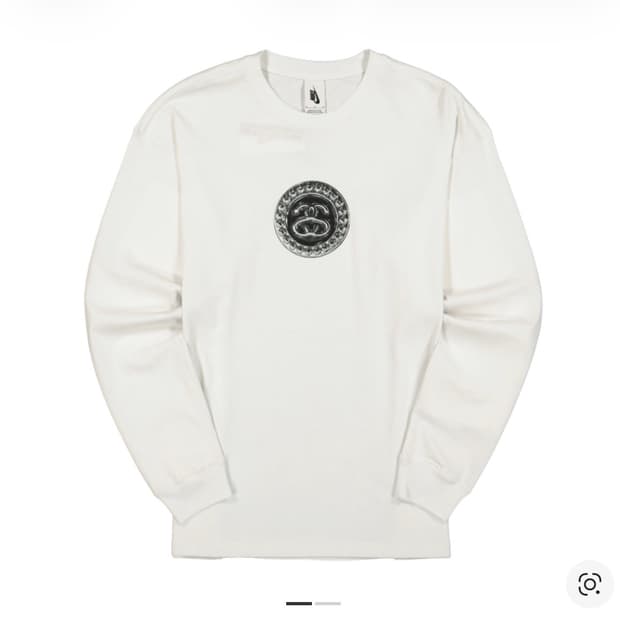 [xs]나이키 x 스투시 빅 스우시 롱슬리브 티셔츠 화이트 - US/EU