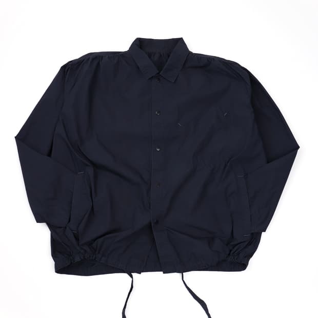 Porter classic C/N 셔링 셔츠자켓 네이비