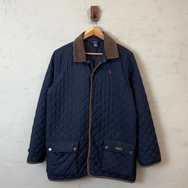 폴로랄프로렌 보이즈 네이비 퀼팅 자켓