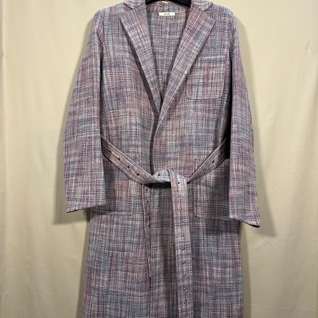 셀린느 울 실크 체커 전지현 코트 처분 