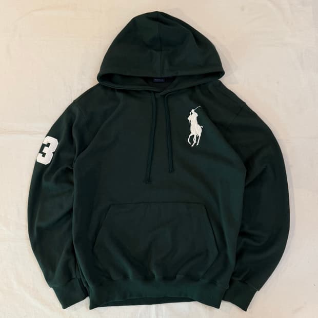 폴로 랄프로렌 빅포니 치프키프 후드티 말차 그린