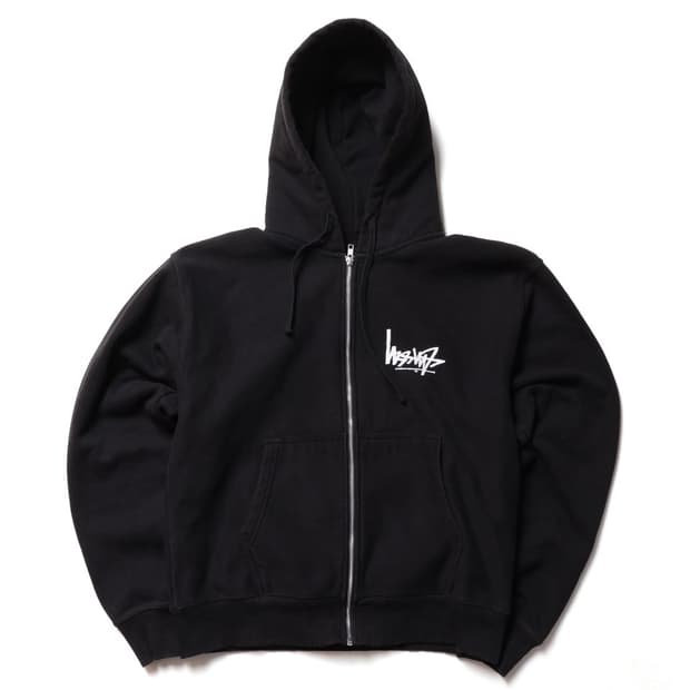 스투시 Stussy Logo Sweat Hood Zip Up 
