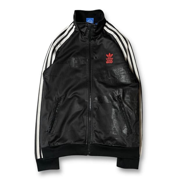 아디다스 스타워즈 블랙 스트라이프 트랙탑 져지
