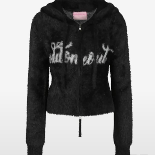 오드원아웃 앙고라 집업