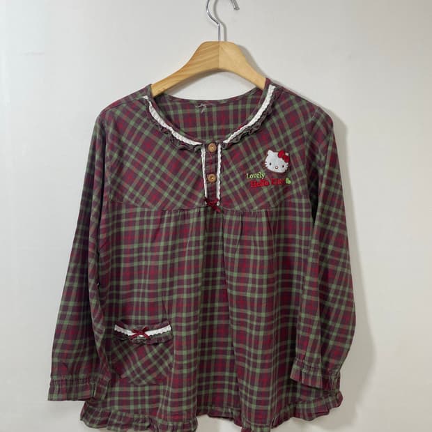 헬로우 키티 코튼 블라우스 Free - S20 