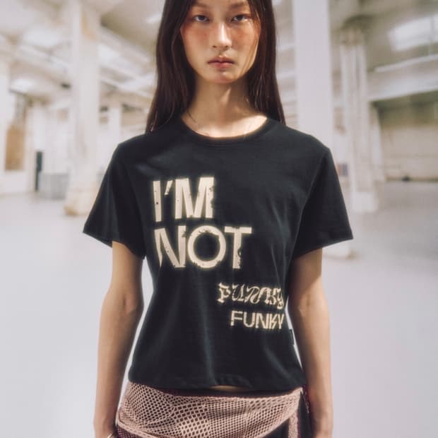 PUNKY SLOGAN CROP TOP