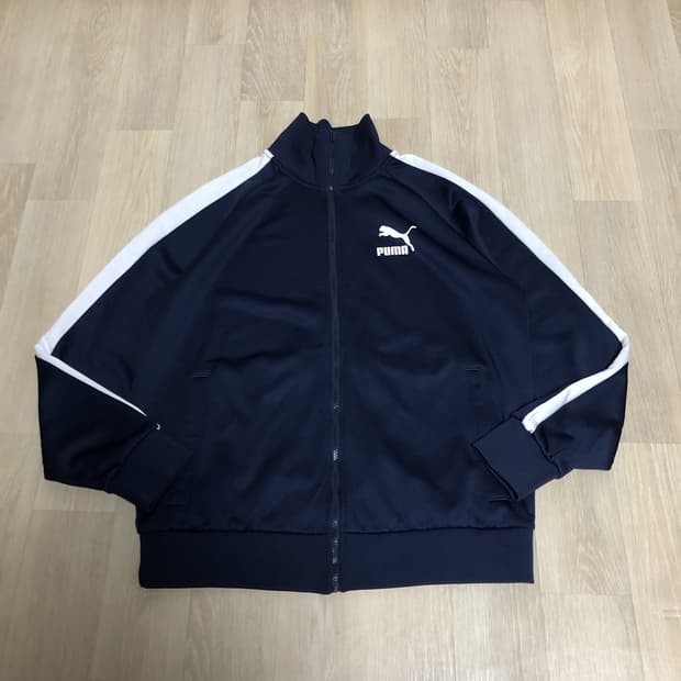 (L) 퓨마 PUMA T7 트랙 자켓 네이비 져지