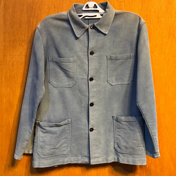 60-90's 빈티지 몰스킨 프렌치 워크 자켓 54size (278)