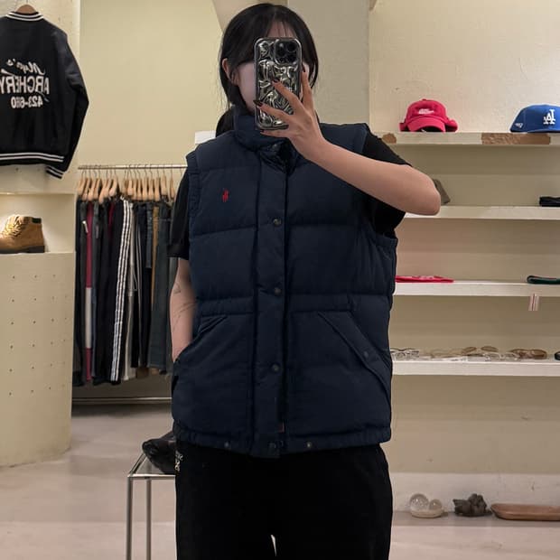 폴로 랄프로렌 네이비 덕다운 패딩조끼 U1529