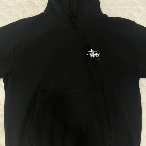 스투시 후드 블랙L