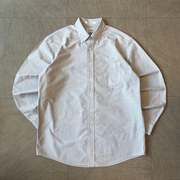 L.L.bean 엘엘빈 그레이 코튼 셔츠 
