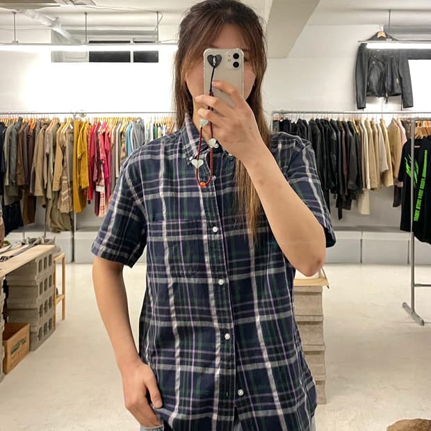 BEAMS madras check shirts 빔즈 마드라스 체크셔츠