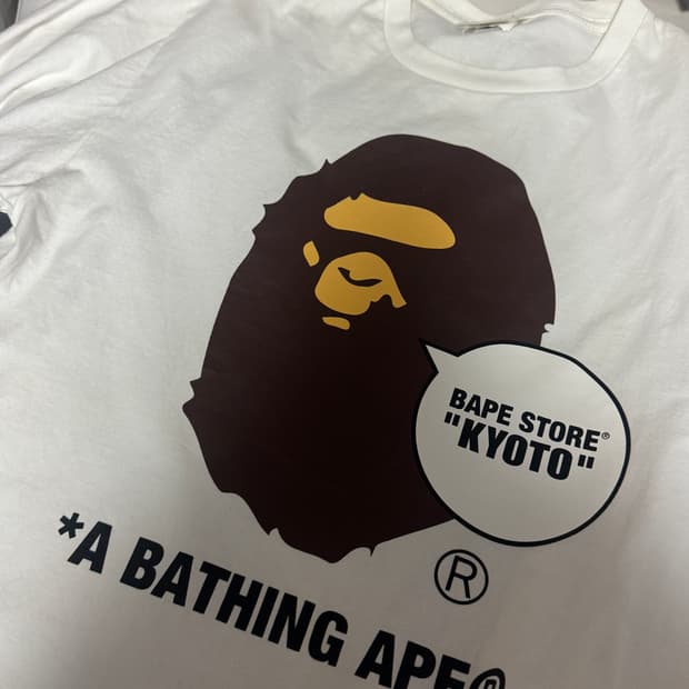 베이프 교토 반팔티 L사이즈